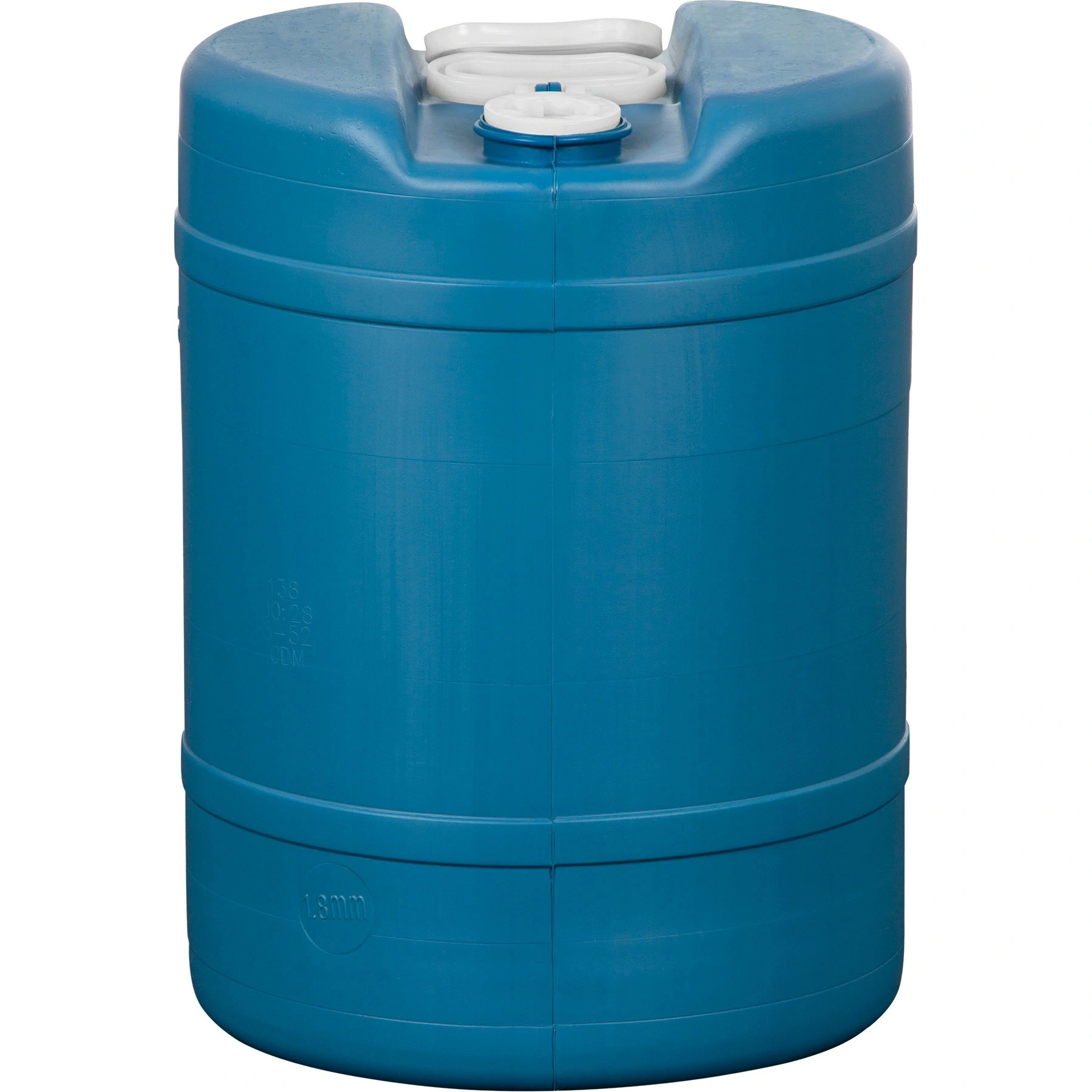 15gal-blue-tight-head-plastic-drum_un-rated_2in-nps-and-2in-buttress-fittings_56w17d_1 15 Gallon Blue Tight Head Plastic Drum, UN Rated, 2" NPS & 2" Buttress Fittings - Image 1