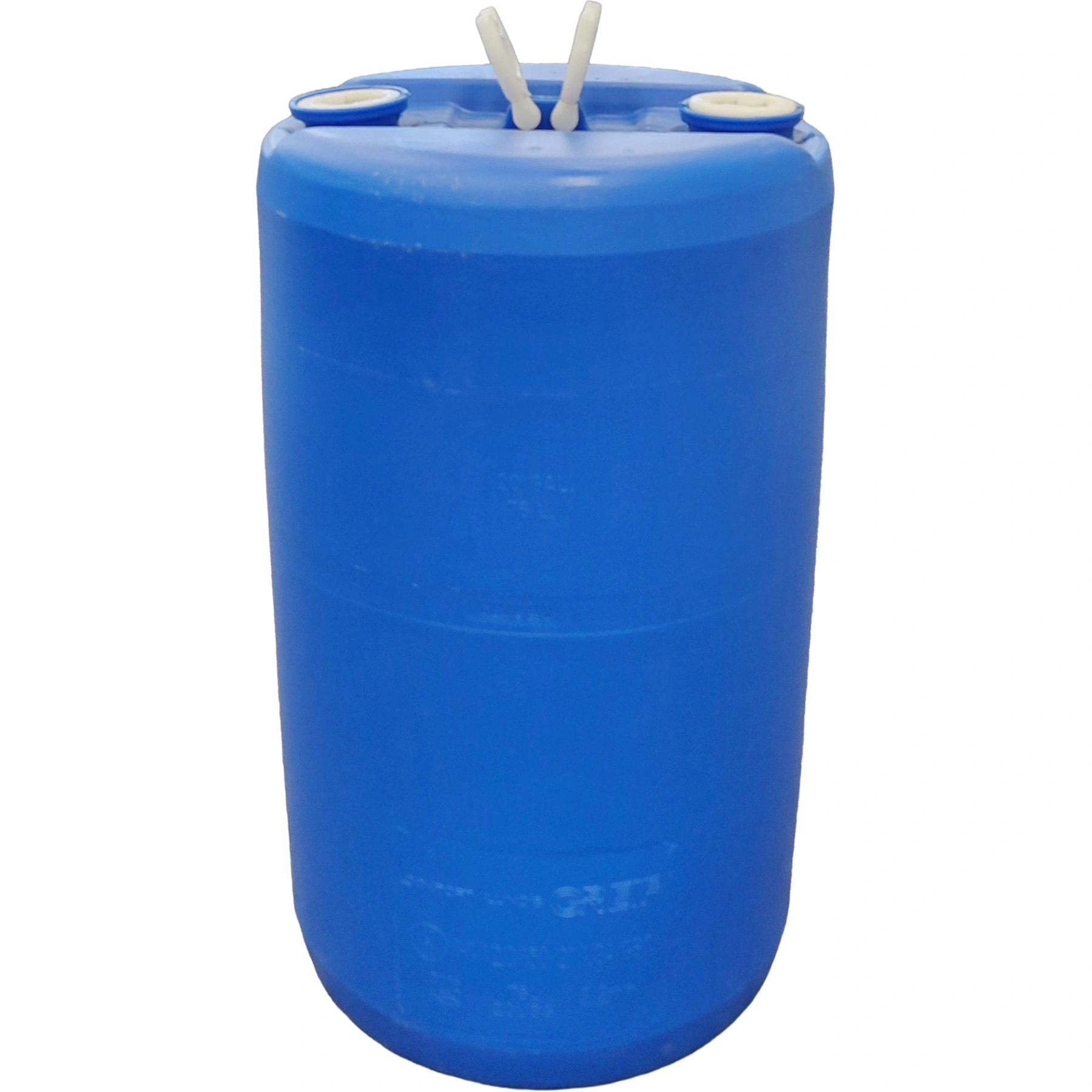 20gal-blue-tight-head-plastic-drum_un-rated_2in-nps-and-2in-buttress-fittings_two-handles_ 20 Gallon Blue Tight Head Plastic Drum, UN Rated, 2" NPS & 2" Buttress Fittings, Two Handles - Image 1