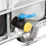 275 Gallon IBC Tote, Rebottled, UN Rated, 2" NPT Valve, Steel/Composite Pallet - Image 3