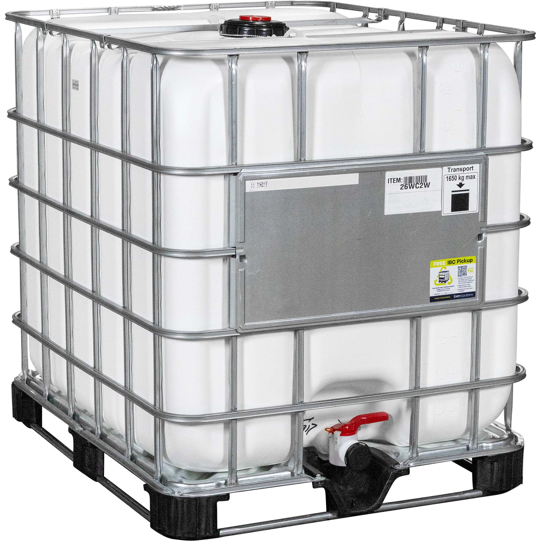 275-gallon_ibc-tote_new_un-rated_2-inch-camlock-valve_composite-pallet_uv-additive_26wc2w_1 275 Gallon IBC Tote, New, UN Rated, 2 Camlock Valve, Composite Pallet, UV Additive - Image 1