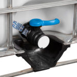 275 Gallon IBC Tote, Rebottled, UN Rated, 2" Camlock Valve, Composite/Steel Pallet - Image 4