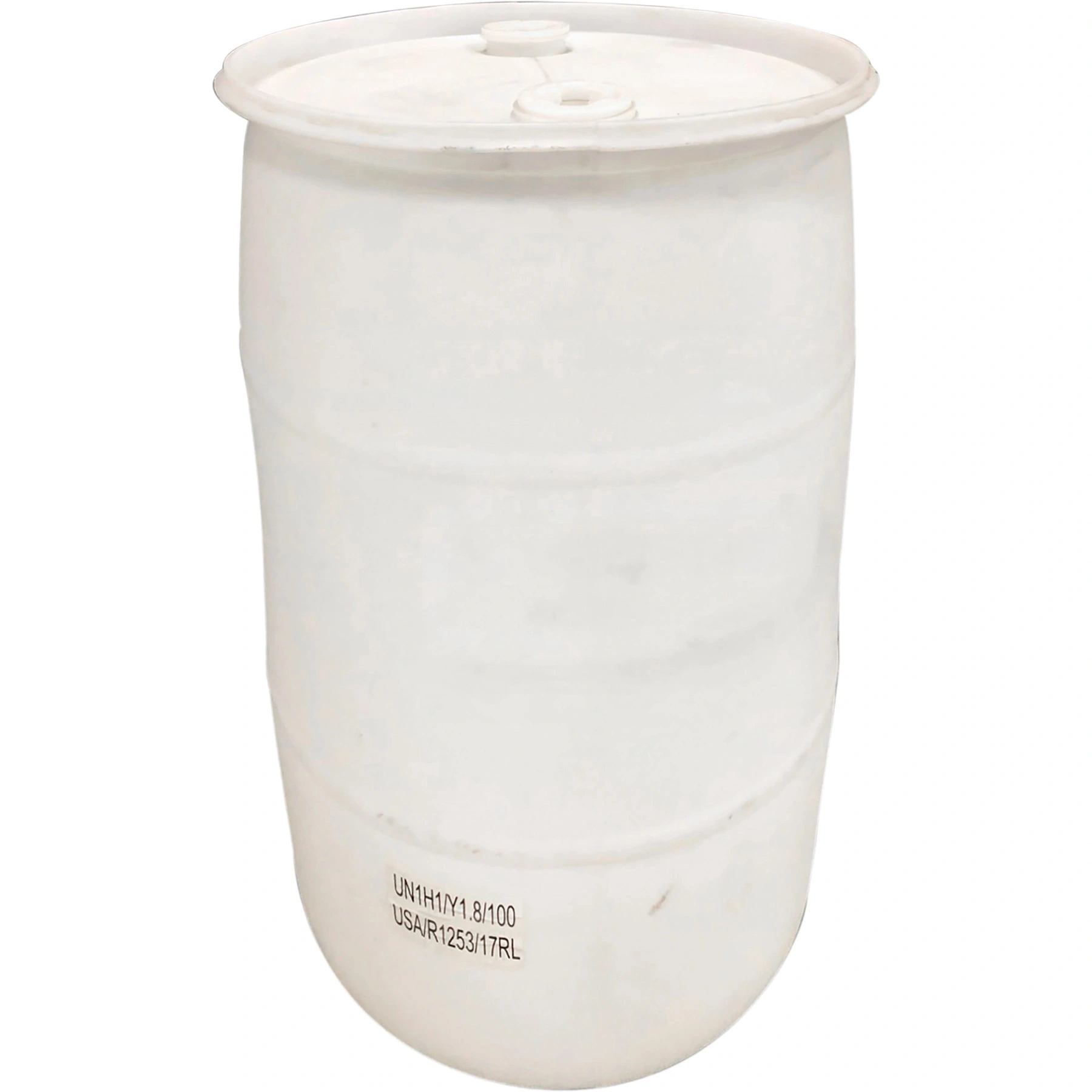 30gal-natural-tight-head-plastic-drum_reconditioned_un-rated_2in-nps-and-2in-buttress-fittings_56 30 Gallon Natural Tight Head Plastic Drum, Reconditioned, UN Rated, 2" NPS & 2" Buttress Fittings - Image 1
