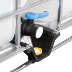 330 Gallon IBC Tote, New, UN Rated, 2" NPT Valve, Composite Pallet - Image 4