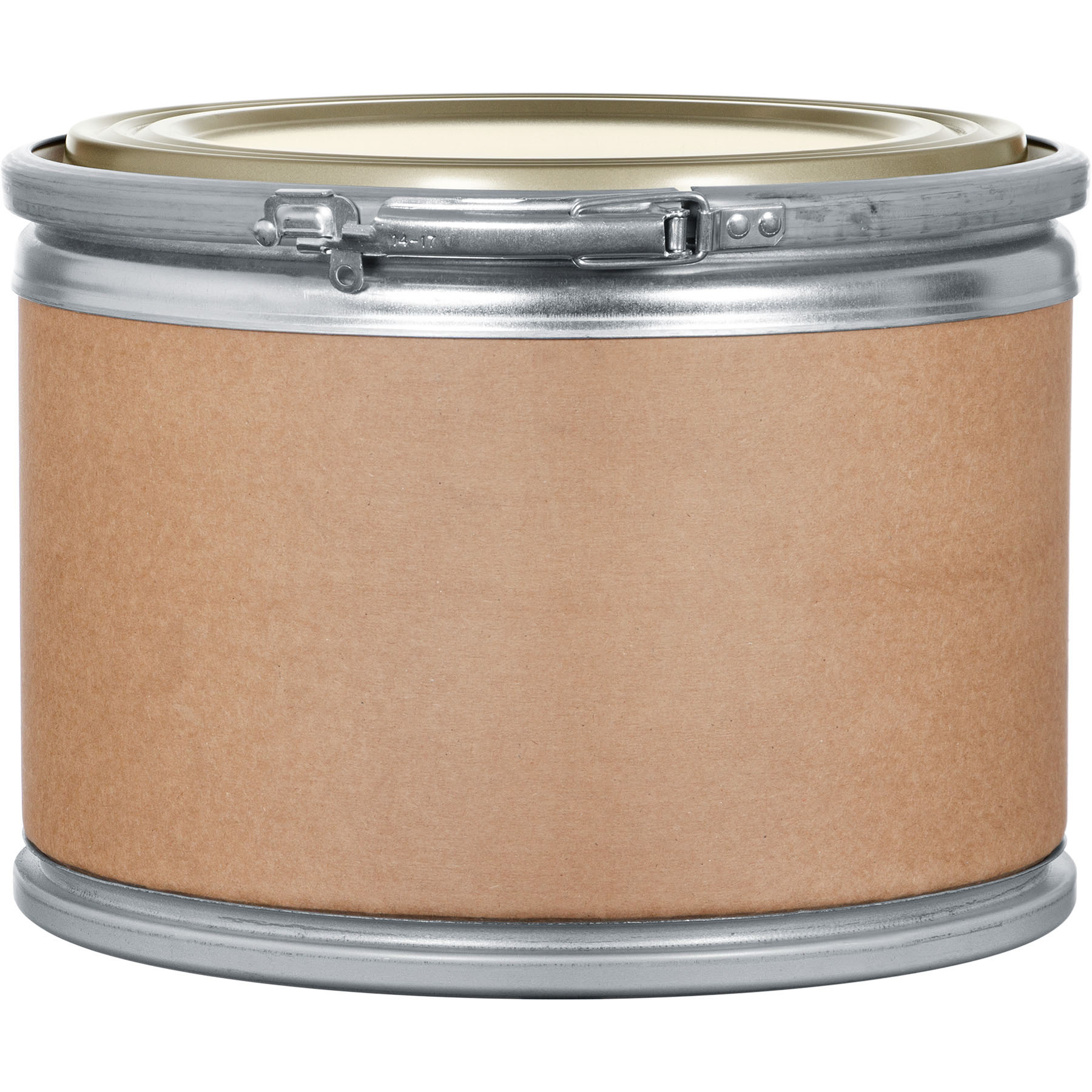 11 6 Gallon Fiber Drum, Steel Cover w/Lever Lock Ring - Image 1