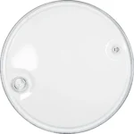 55 Gallon Black Tight Head Steel Drum, UN Rated, 2" & 3/4" Fittings, Buna Gasket, Unlined - Image 2