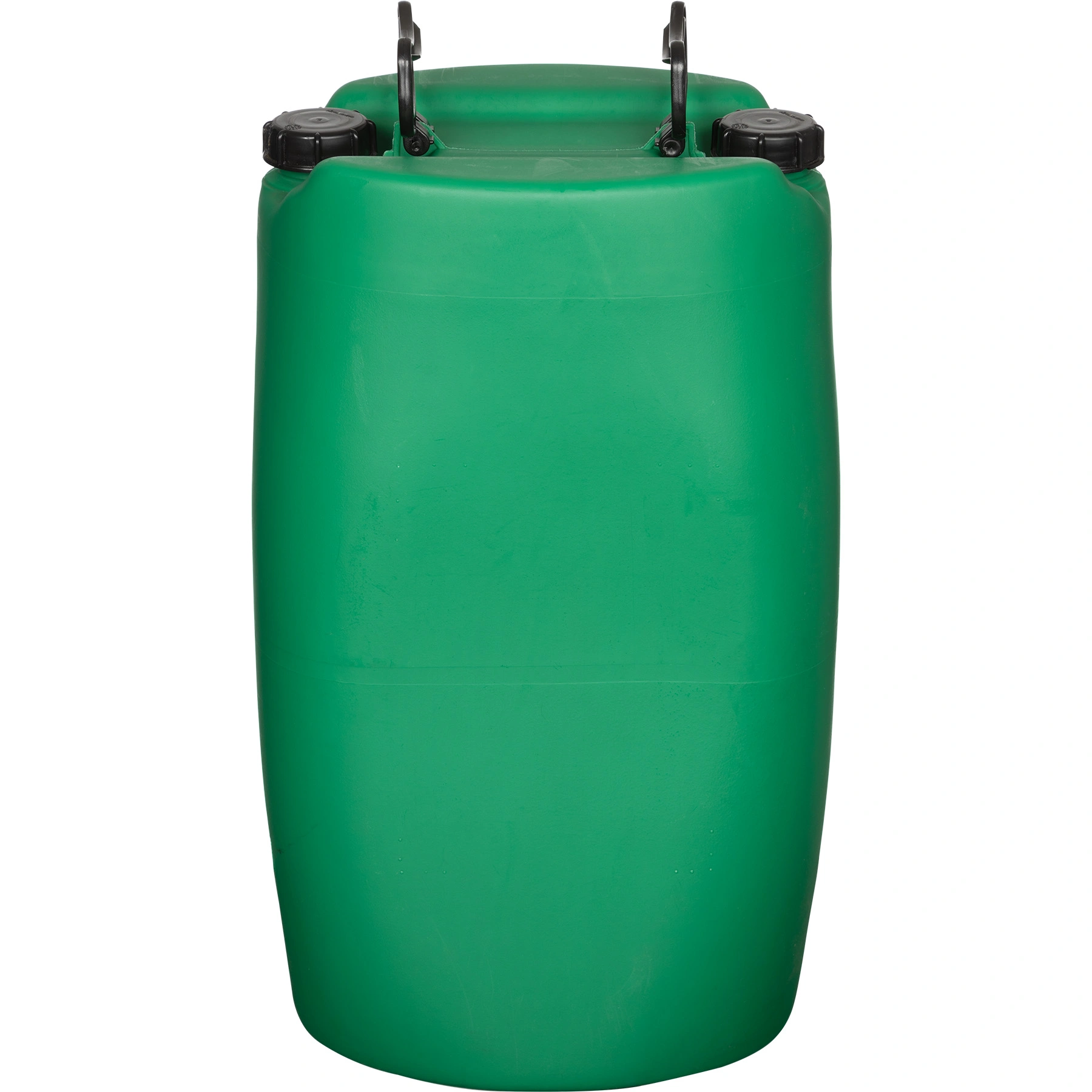 60-gallon_15.85-liter_green-tight-head-plastic-drum_un-rated_2-inch-nps-and-2-inch- 15 Gallon Green Tight Head Plastic Drum, 2" NPS & 2" Buttress Fittings, Two Handles - Image 1