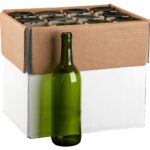 375 ml Antique Green Bellissima Ice Wine Bottles, Bar Top Cork - Image 2