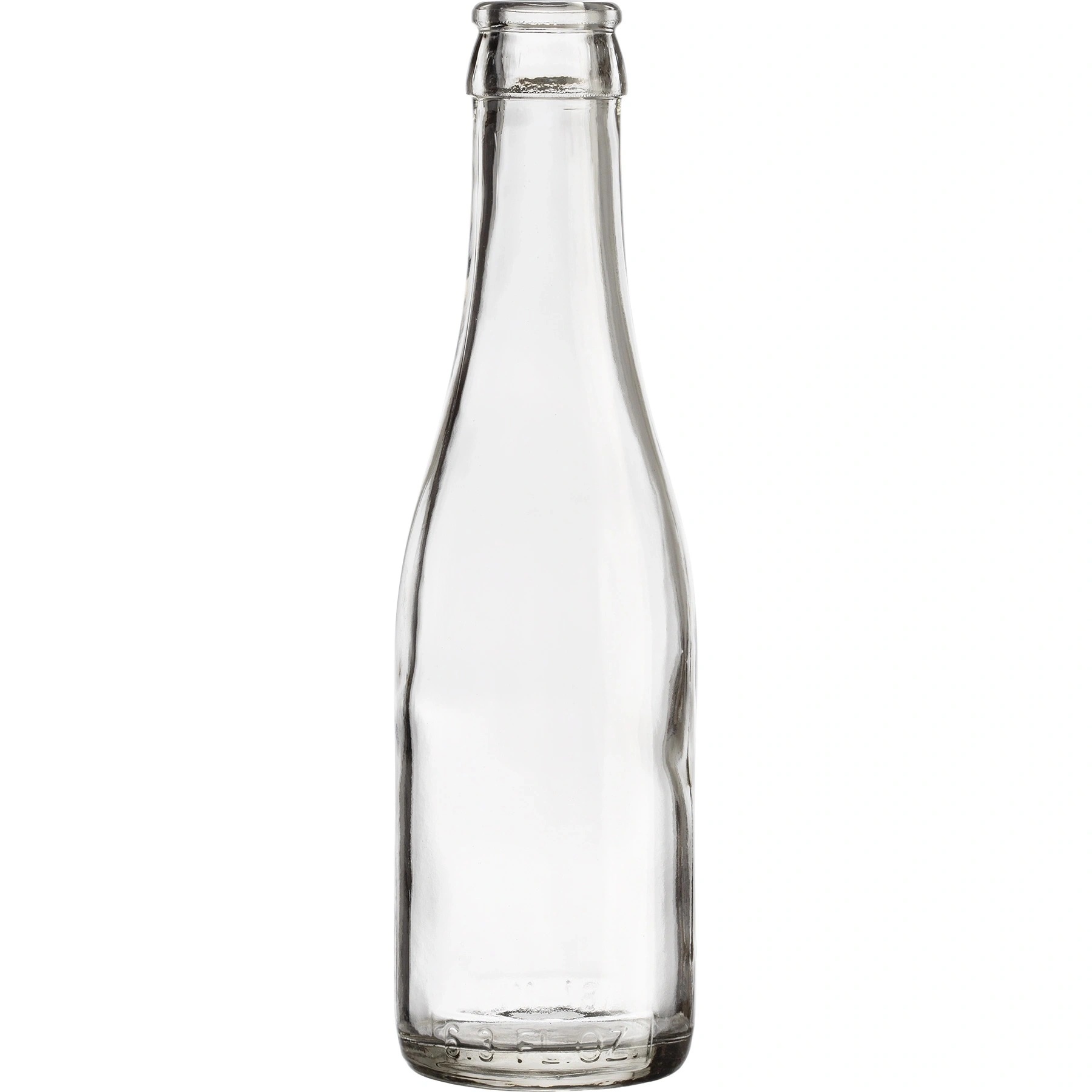J1 187 ml Clear Champagne Bottles, Pry-Off Crown, 26-609 - Image 1