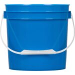1 Gallon Blue Plastic Pail with Plastic Handle (P5 Series)