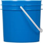 1 Gallon Blue Plastic Pail with Plastic Handle (P5 Series) - Image 2