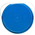 1 Gallon Blue Plastic Pail with Plastic Handle (P5 Series) - Image 3