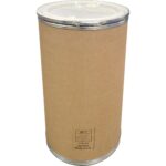 55 Gallon (550 lb. Capacity) Fiber Drum, UN Rated, Steel Cover w/Lever Lock Ring and Liner
