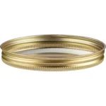38mm 38-400 Gold/Gold Metal Cap with Plastisol Liner - Image 2