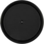 38mm 38-400 Black Ribbed (Matte Top) Plastic Cap w/Foam Liner (3-ply) - Image 3