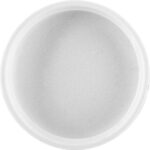 38mm 38-400 White Ribbed (Matte Top) Plastic Cap w/Foam Liner (3-ply) - Image 4