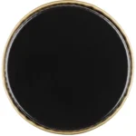 38mm 38-400 Black/Gold Metal Cap with Polyethylene w/Barrier Film (PEBF 35P) Liner - Image 3