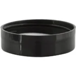 38mm 38-400 Black Smooth Plastic Cap w/PS22 Liner (Printed) - Image 2